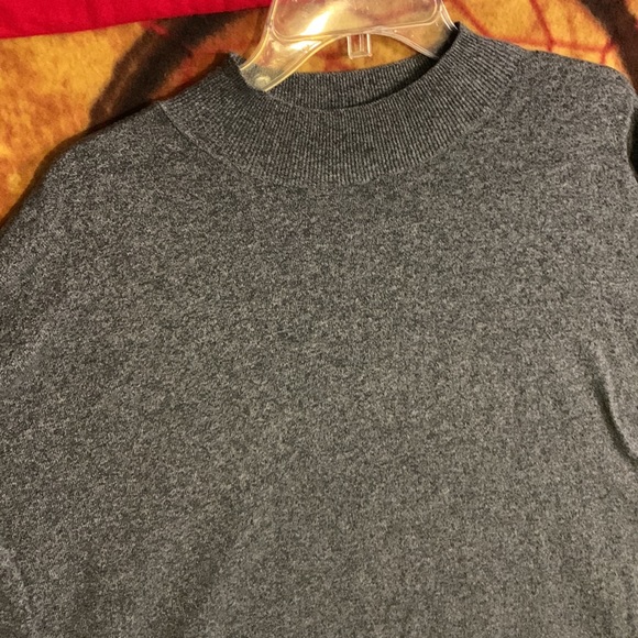 OLD NAVY-men’s gray crew/turtleneck long sleeve pullover sweater - Picture 2 of 9